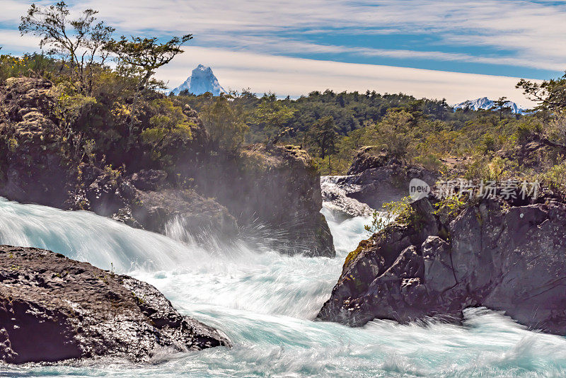 petrohue河- Puerto Varas，湖区